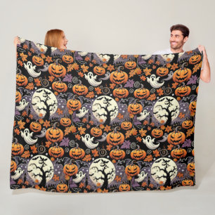 Halloween/Fall/Autumn Fleece Blanket
