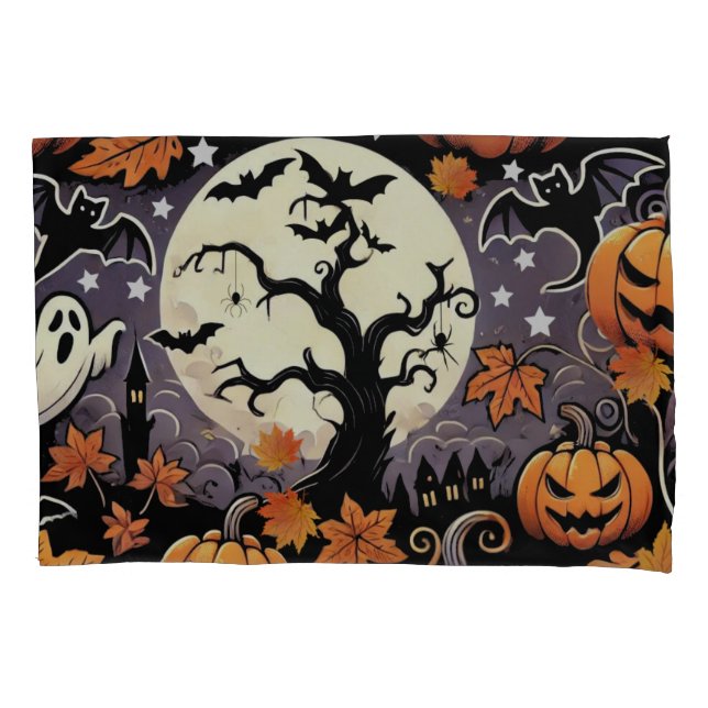 Halloween/Fall/Autumn Pillowcase (Front)