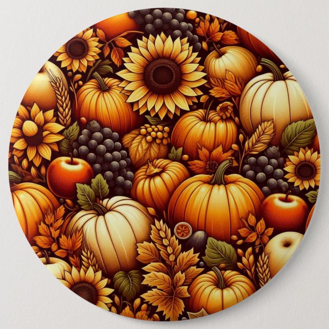 Halloween/Fall/Autumn/pumpkin 6 Cm Round Badge (Front)