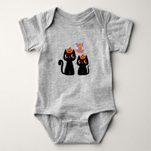 Halloween/Fall/Autumn/pumpkin/cat Baby Bodysuit