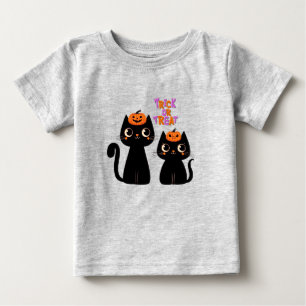 Halloween/Fall/Autumn/pumpkin/cat Baby T-Shirt