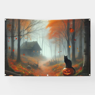Halloween/Fall/Autumn/pumpkin/cat  Banner