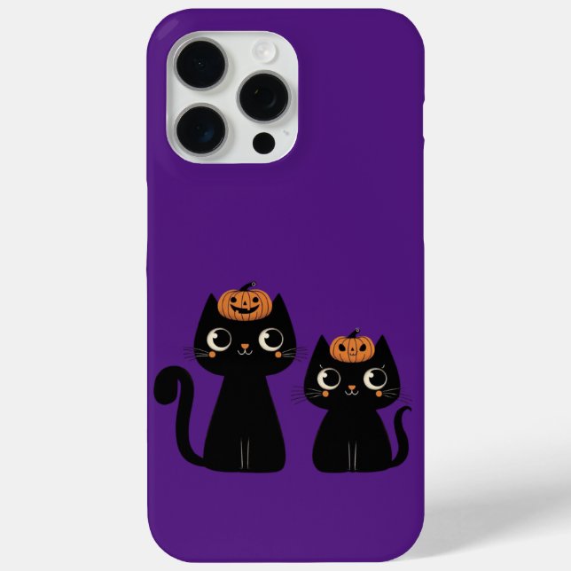 Halloween/Fall/Autumn/pumpkin/cat Case-Mate iPhone Case (Back)