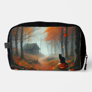 Halloween/Fall/Autumn/pumpkin/cat  Dopp Kit