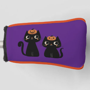 Halloween/Fall/Autumn/pumpkin/cat Golf Head Cover