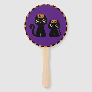 Halloween/Fall/Autumn/pumpkin/cat Hand Fan