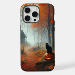 Halloween/Fall/Autumn/pumpkin/cat  iPhone 15 Pro Max Case