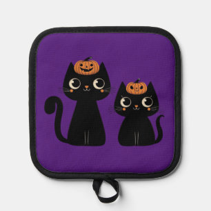 Halloween/Fall/Autumn/pumpkin/cat Pot Holder