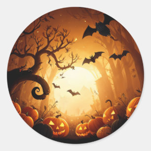 Halloween/fall/Autumn/Pumpkin Classic Round Sticker