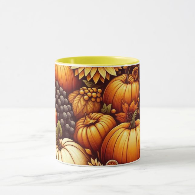 Halloween/Fall/Autumn/pumpkin Mug (Center)