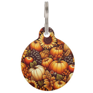 Halloween/Fall/Autumn/pumpkin Pet Tag