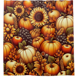 Halloween/Fall/Autumn/pumpkin Shower Curtain