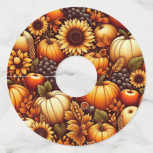 Halloween/Fall/Autumn/pumpkin Wine Glass Tag