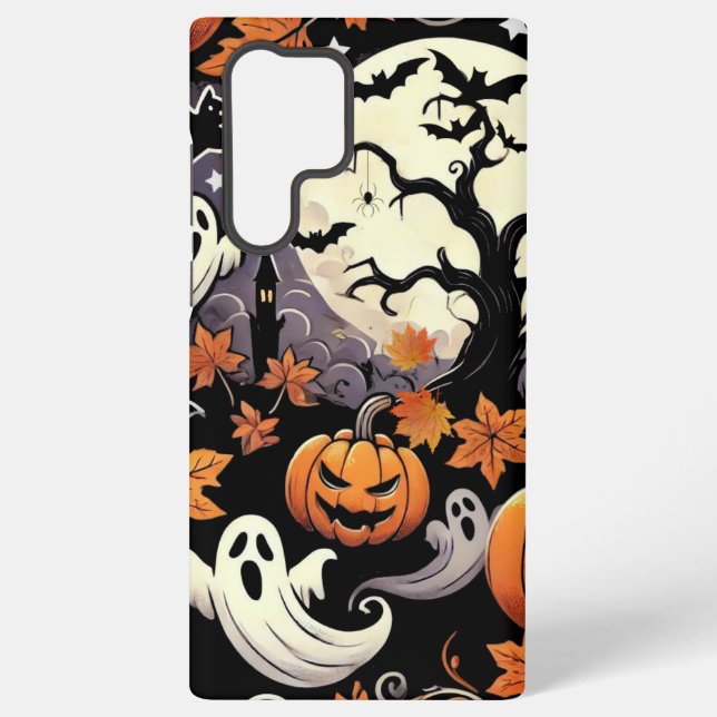 Halloween/Fall/Autumn Samsung Galaxy S22 Ultra Case (Back)