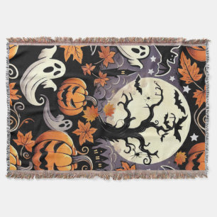 Halloween/Fall/Autumn Throw Blanket
