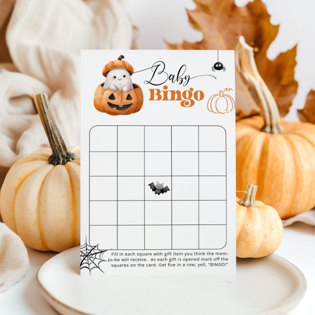 Halloween fall baby shower bingo game (Creator Uploaded)