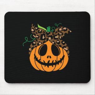 Halloween Fall Cute And Fun Pumpkin Mouse Pad