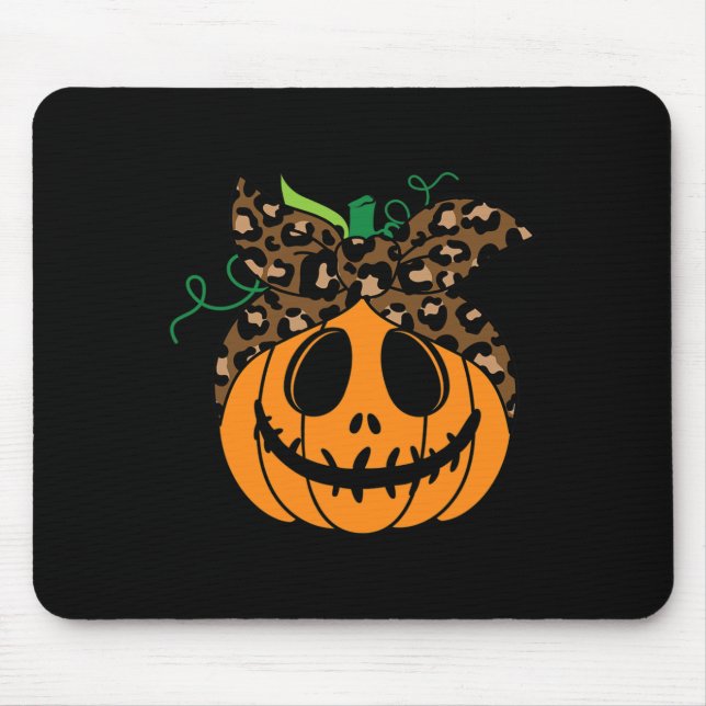Halloween Fall Cute And Fun Pumpkin  Mouse Pad (Front)