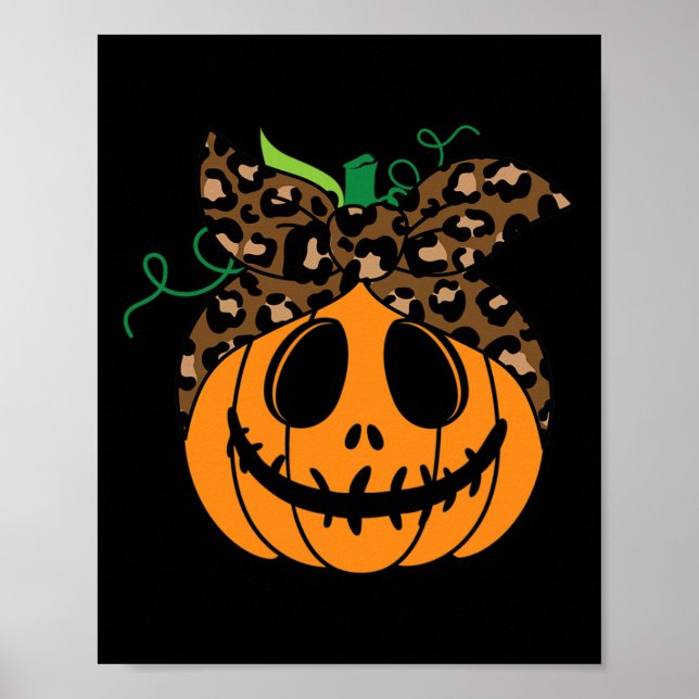 Halloween Fall Cute And Fun Pumpkin  Poster (Front)