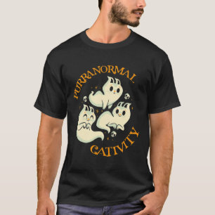 Halloween Fall Fun Cute Purranormal Cativity T-Shirt