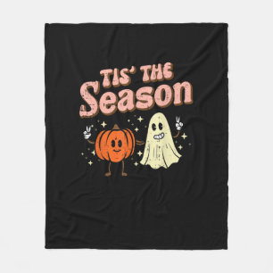 Halloween Fall Tis The Season Costume Women Girls  Fleece Blanket