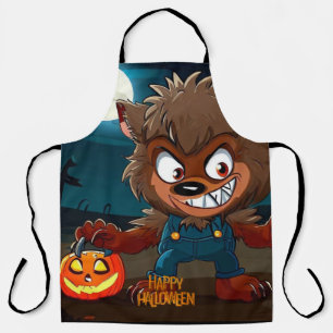 Halloween/Fall/Werewolf/Cartoon Apron