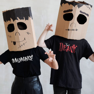 Halloween Family Matching Funny Deady Daddy Dad  T-Shirt
