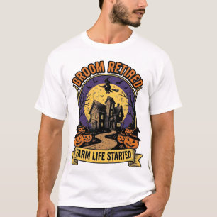 Halloween Farmer Shirt Spooky Haunted Farm Witch T