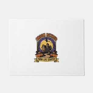 Halloween Farmer Shirt Spooky Haunted Farm Witch T Doormat
