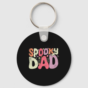 Halloween Father Family Matching Spooky Dad Hallow Key Ring