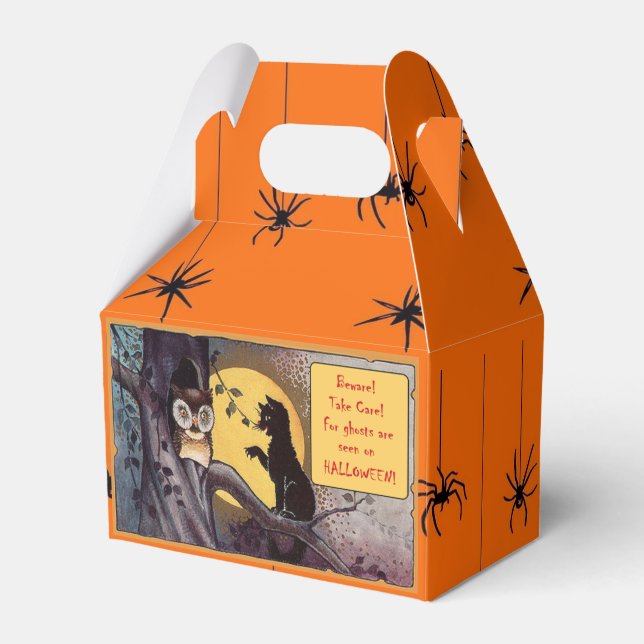 Halloween  favour box (Front Side)