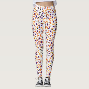 Halloween Feather Leggings
