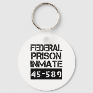 Halloween Federal Prison Inmate Prisoner Costume Key Ring