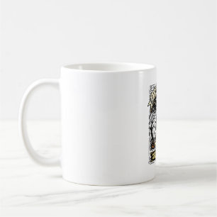 Halloween Feeling Shirt Vintage Haunted House Desi Coffee Mug