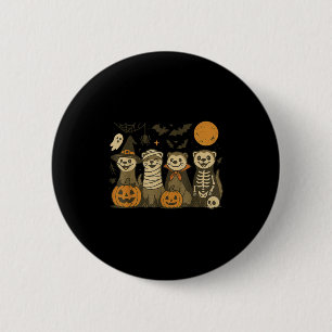 Halloween Ferret Costumes Ghost Witch Mummy Men Wo 6 Cm Round Badge