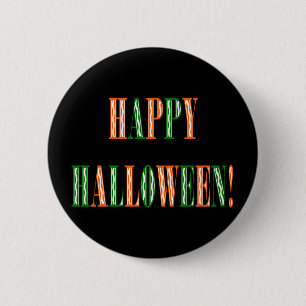 Halloween Festival Text 6 Cm Round Badge
