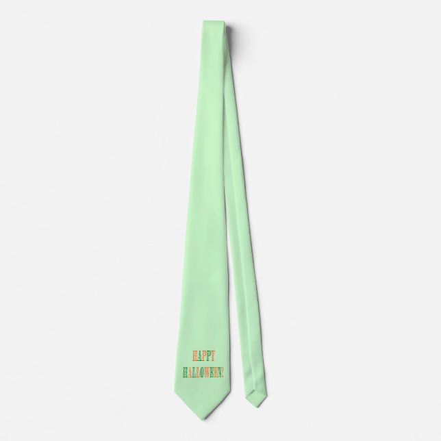 Halloween Festival Text Tie (Front)