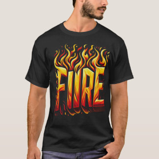 Halloween Fire and Ice Matching Couples Costume T-Shirt