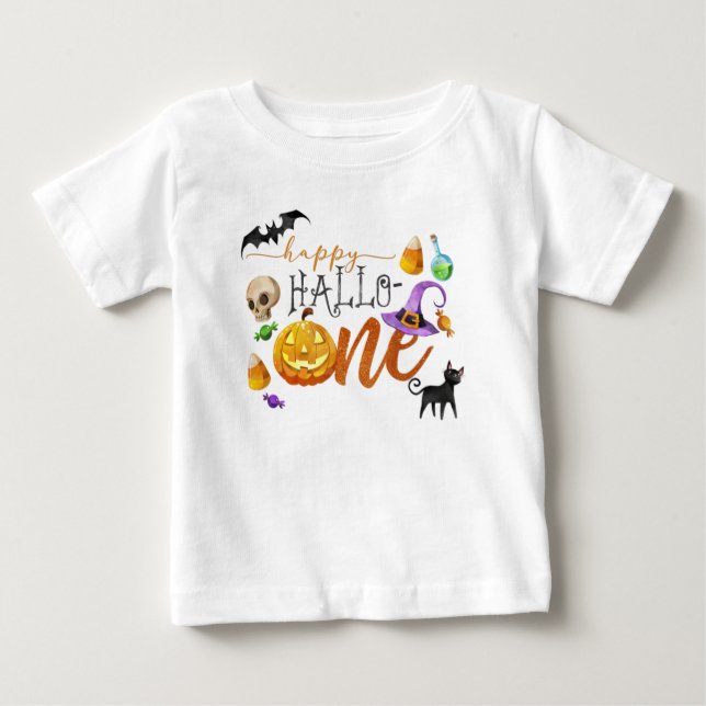 Halloween First Birthday Shirt (Front)