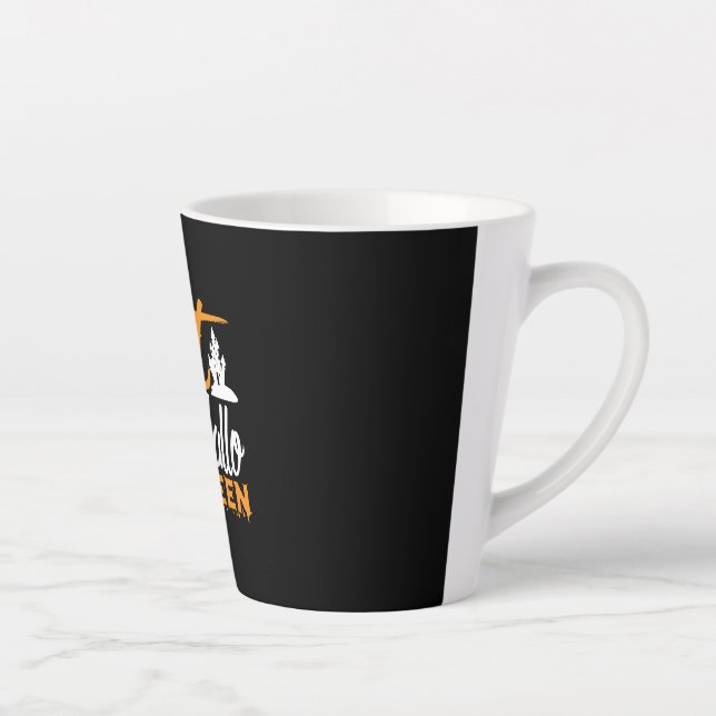 Halloween First Halloween Birthday Latte Mug (Right)