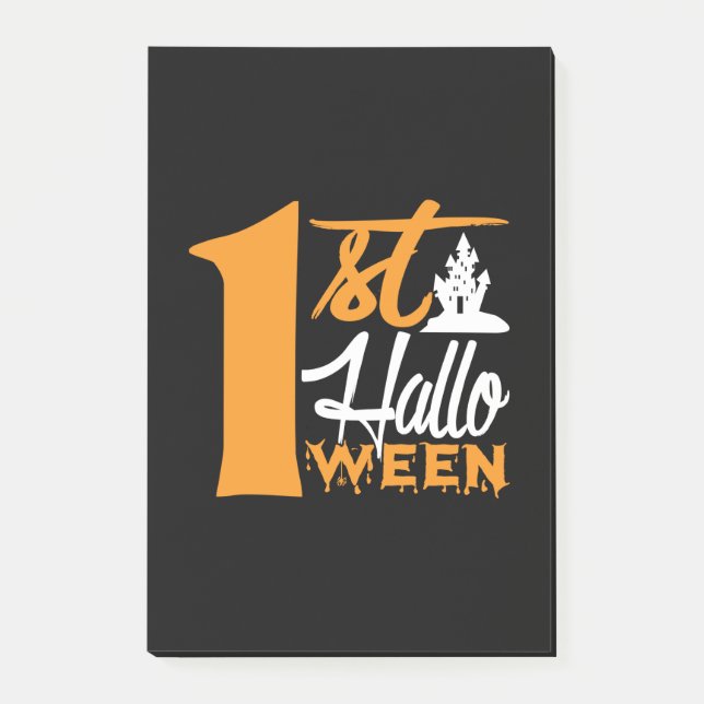 Halloween First Halloween Birthday Post-it Notes (Front)