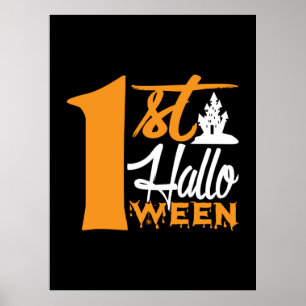 Halloween First Halloween Birthday Poster