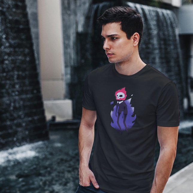Halloween Flaming Skull   T-Shirt (Creator Uploaded)