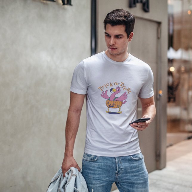 Halloween Flamingo Pumpkin Costume   T-Shirt (Creator Uploaded)