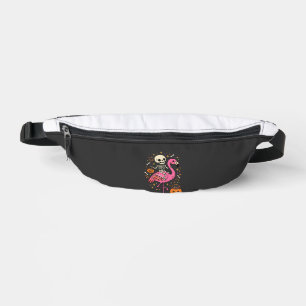 Halloween Flamingo Skeleton Candy Bucket Vector De Bum Bags
