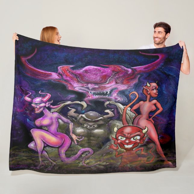 Halloween Fleece Blanket (In Situ)