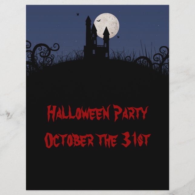 Halloween flyer (Front)