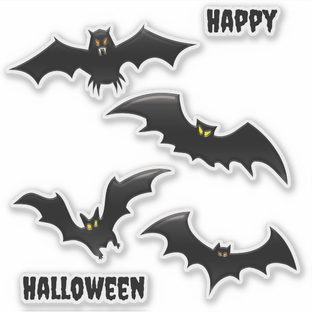 Halloween Flying Bats (Front)