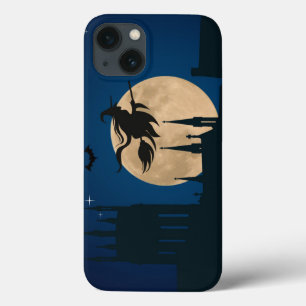 Halloween flying witch iPhone 13 case