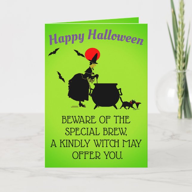 Halloween Folded Greeting Card (Front)